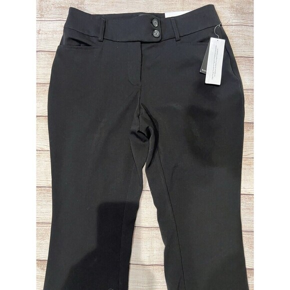 NWT Rafaella women's Black Pants Curvy Boot Cut High Rise MSRP $79 Size 6 - Picture 2 of 6